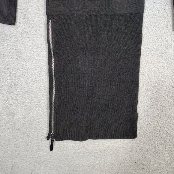 Reiss Gabby Sweater Dress Women's Small Black Wool Blend Long Sleeve Turtleneck - Picture 13 of 13